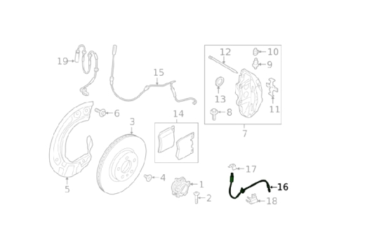 Bremsschlauch Toyota Supra, Vorne